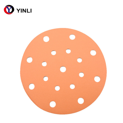Orange Film Abrasives Ceramic Sanding Disc Aluminium Oxide 5 Inch