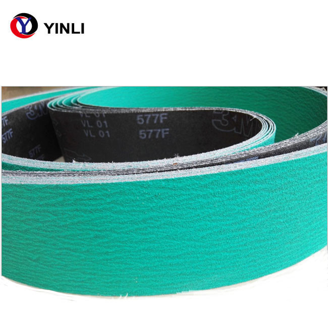 Sandpaper rolls 2 X 72 Inch Metal Grinding Zirconia Sanding Belts Polyester Backing Abrasive Cloth Sanding Belts