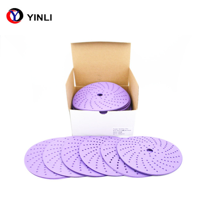 disco que enarena de cerámica 80 Grit Sandpaper For de los multi-agujeros automática