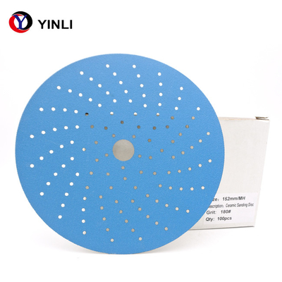 Papel que enarena 1000 del cuerpo auto de Grit Automotive Sandpaper Multi Holes del óxido de circonio