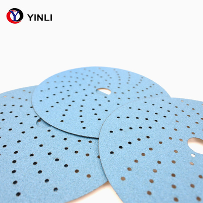 Óxido de aluminio del disco de la circona de 7 agujeros que enarena 80 Grit Sandpaper For Metal